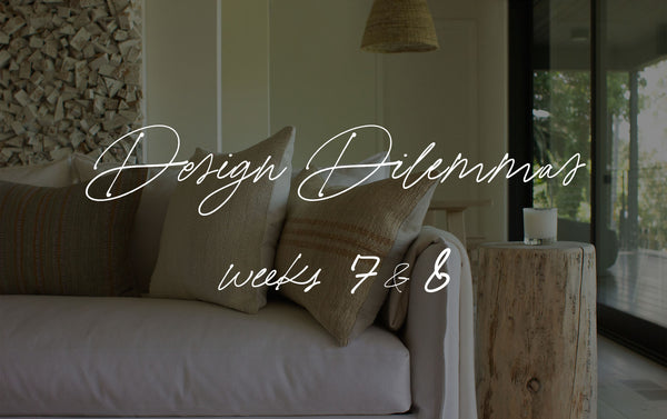 Design Dilemmas | Weeks 7 & 8