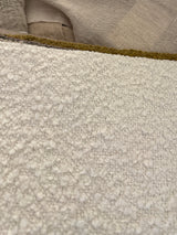 Wooly Throw in Blanc/Cappuccino