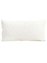 XL Bouclé Lumbar in Blanc