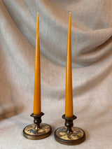 Pair of antique Chinese candlesticks