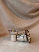 Pair of antique silver cups