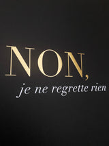 Non, je ne regrette rien print