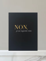 Non, je ne regrette rien print