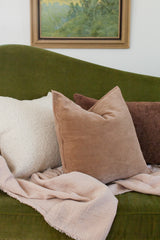 Velvet Pillow in Blush