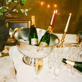 Antique brass candlesticks 001 (pair)