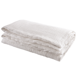 XL Linen Crepon Cocoon in Blanc