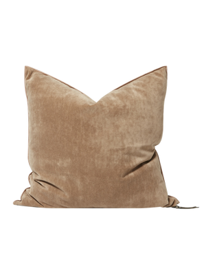 Vintage velvet pillow in Blush