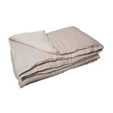 Washed Linen Cocoon in Crème/Givré