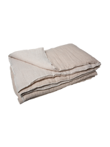 Washed Linen Cocoon in Crème/Givré