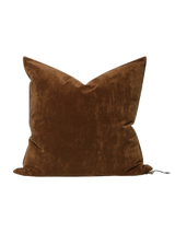 Velvet Pillow in Havane