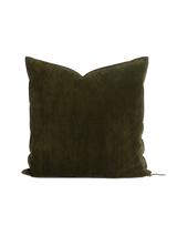 Velvet Pillow in Khaki