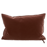 Palazzo velvet Lumbar in Clay