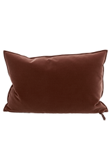 Palazzo velvet Lumbar in Clay