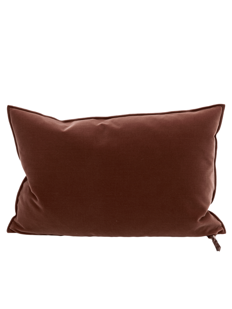 Palazzo velvet Lumbar in Clay