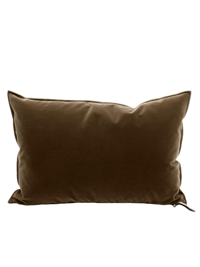 Palazzo velvet Lumbar in Havane