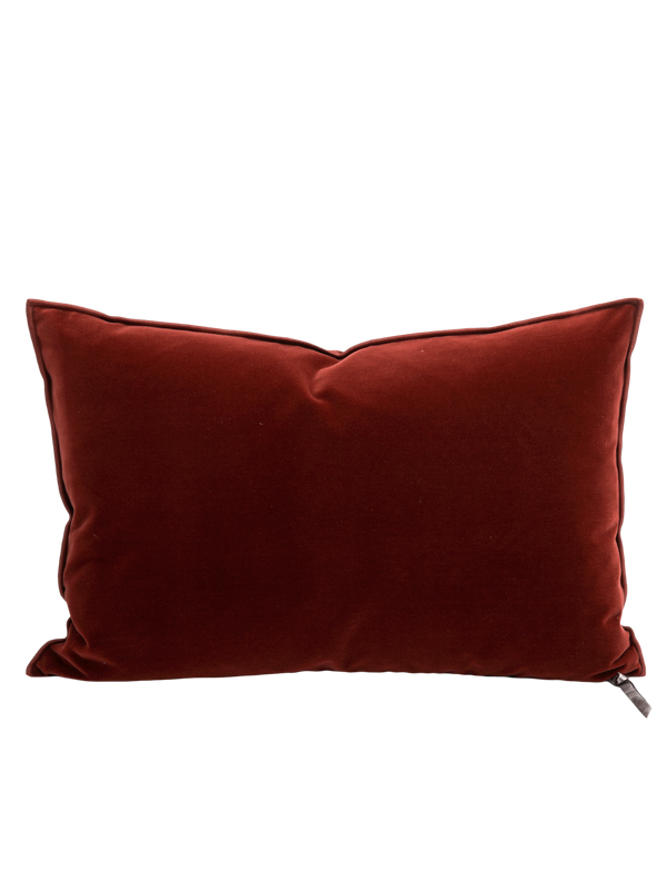 Palazzo velvet Lumbar in Tomette