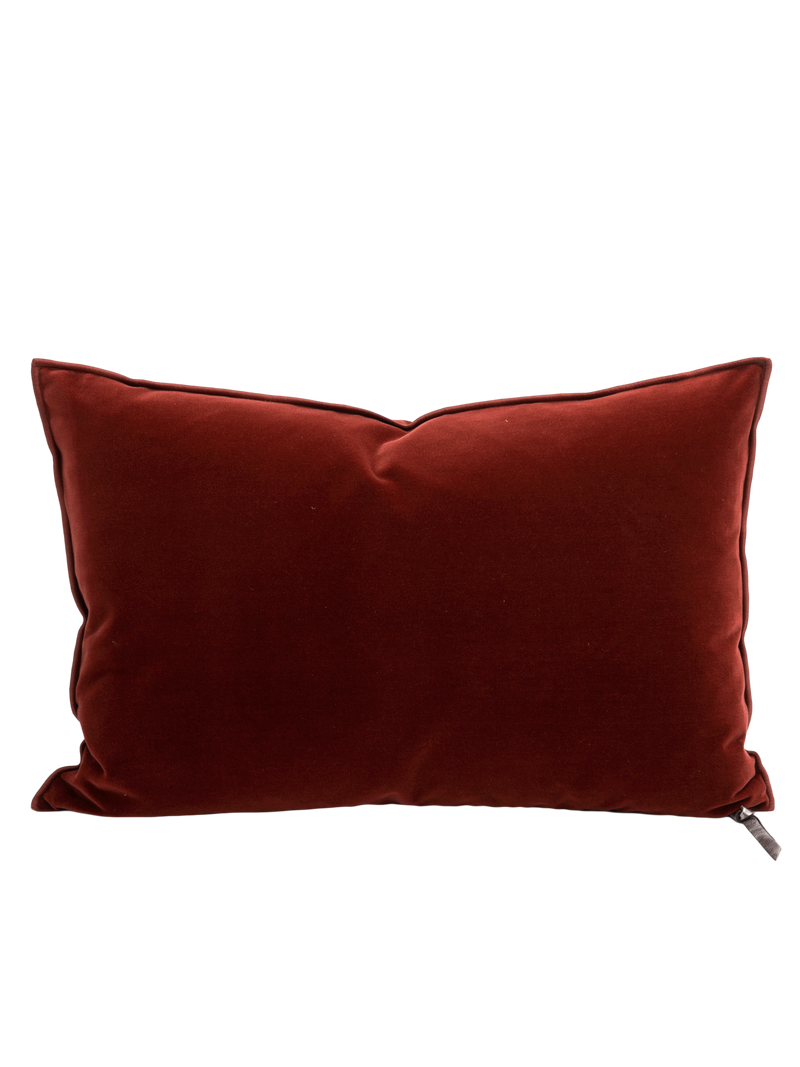 Palazzo velvet Lumbar in Tomette
