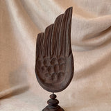 Antique wooden angel wing