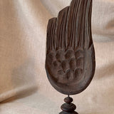 Antique wooden angel wing