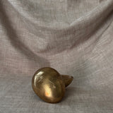 Vintage brass egg trinket box