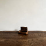 Antique burl wood snuff box
