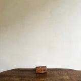 Antique burl wood snuff box