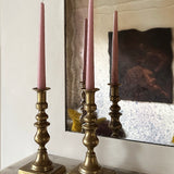 Antique brass candlesticks 013 (pair)