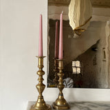 Antique brass candlesticks 014 (pair)