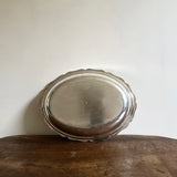 Vintage silver plated serving platter