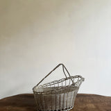 Antique silver plated wine basket II