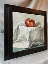 Apple still life painting