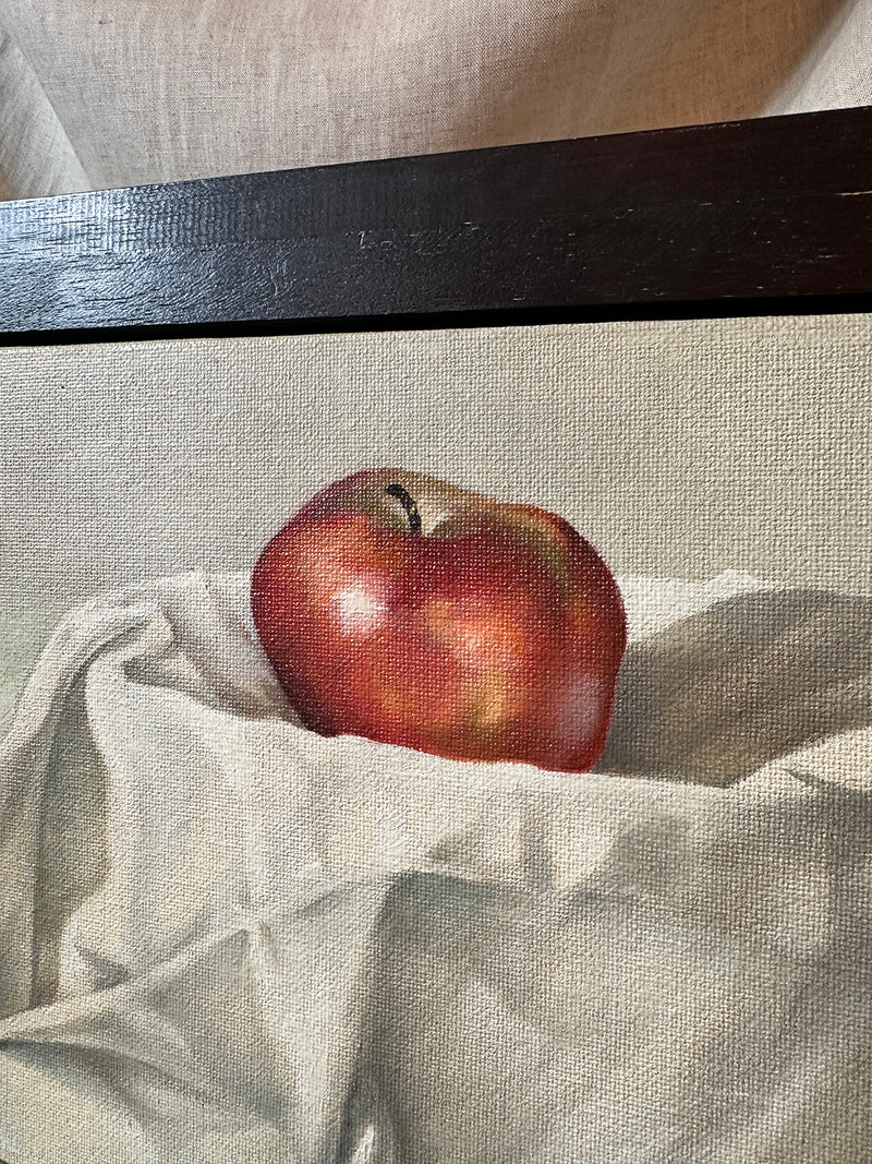 Apple still life painting