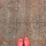 Birdie, antique medium rug