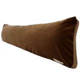 Brushed wool lumbar in caramel