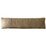 Brushed wool lumbar in caramel