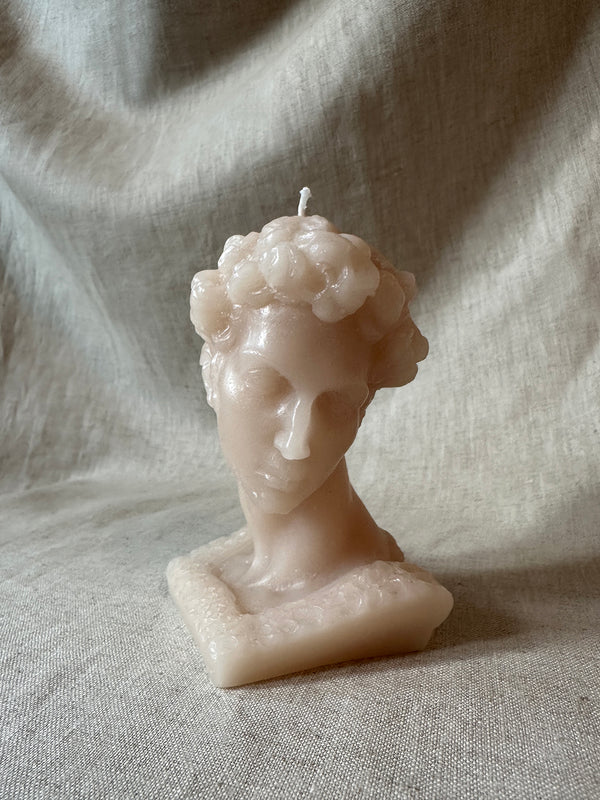 David of Michelangelo candle bust