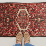 Chantal, vintage mini rug