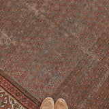 Damson, antique large rug