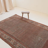 Damson, antique large rug