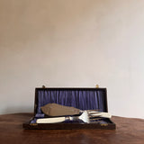 Antique silver-plated fish servers I