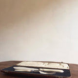 Antique silver-plated fish servers I