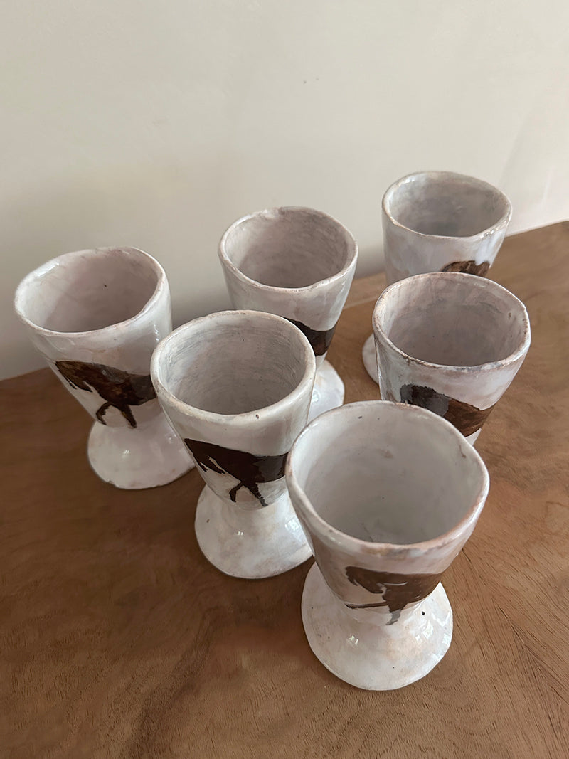 Vintage Astolfo Zingaro goblets