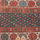 Mirza, antique medium rug