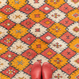 Moroccan 025, vintage large rug