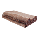 Rustic canvas throw in Muscade Givré