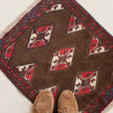 Navid, vintage mini rug