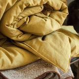 XL satin mimi Cocoon in Ocre