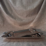 Vintage serving tays with shell handles (pair)