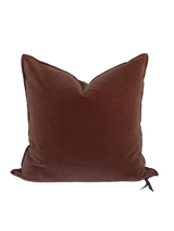 Palazzo velvet Pillow in Clay