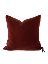 Palazzo velvet Pillow in Tomette